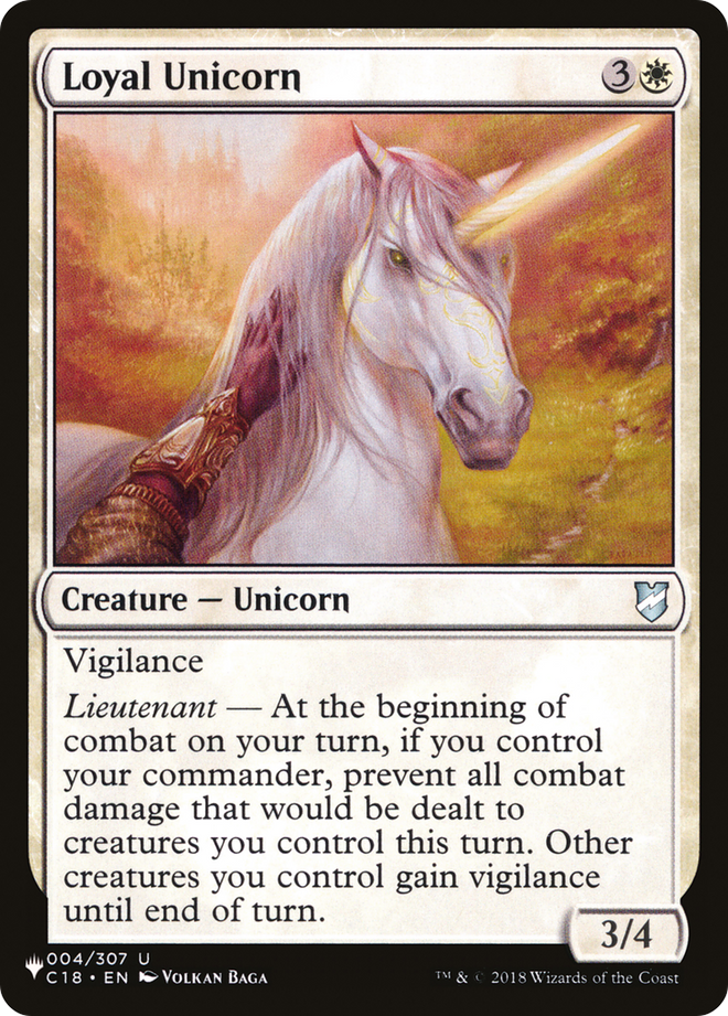 Loyal Unicorn [The List]