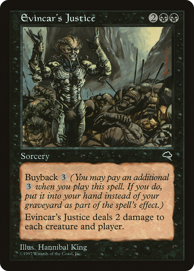 Evincar's Justice [Tempest]