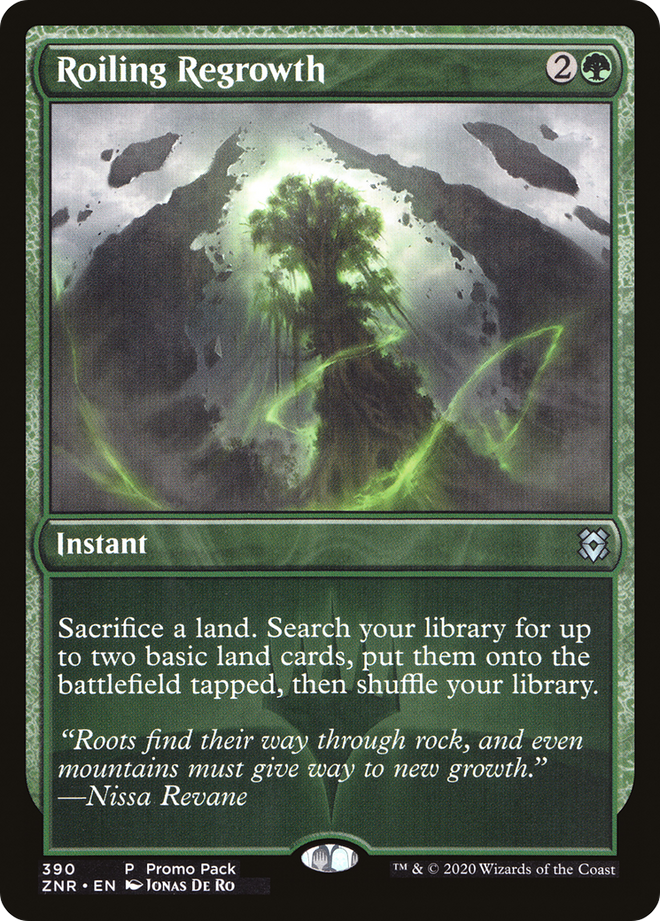 Roiling Regrowth (Promo Pack) [Zendikar Rising Promos]