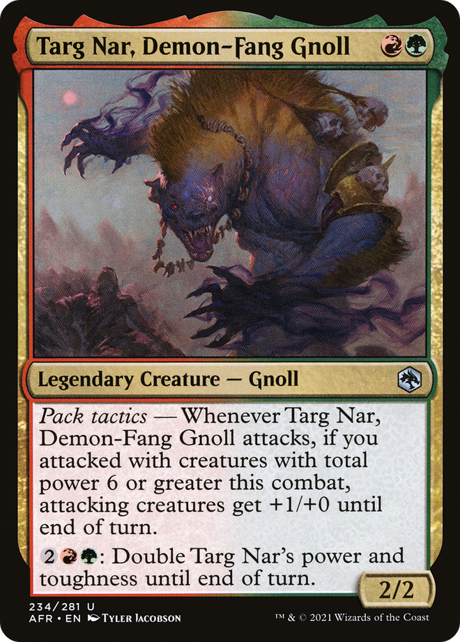 Targ Nar, Demon-Fang Gnoll [Dungeons & Dragons: Adventures in the Forgotten Realms]