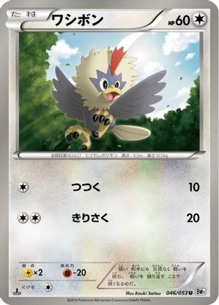 Rufflet (046/053) - BW1 White Collection 1st Edition [JP]