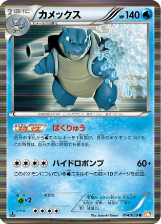 Blastoise (014/059) - BW6 Cold Flare Unlimited Holofoil [JP]