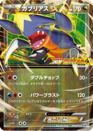 Garchomp EX - 010/XY-P (010/XY-P) - XYP XY Promos Holofoil [JP]