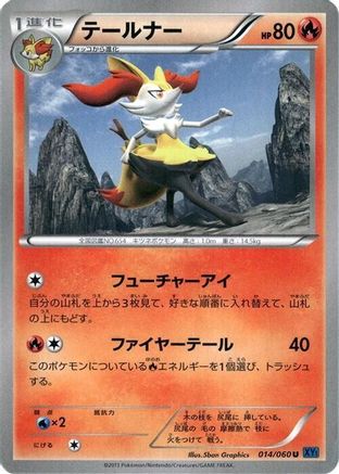 Braixen (014/060) - XYBx Collection X 1st Edition [JP]