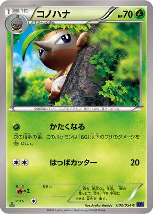 Nuzleaf (002/054) - XY11Bb FeverBurst Fighter Unlimited [JP]