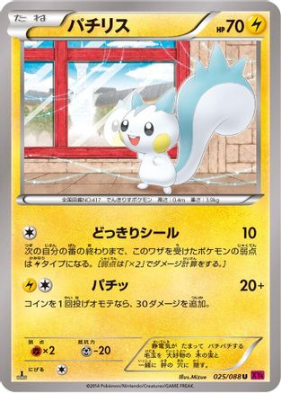 Pachirisu (025/088) - XY4 Phantom Gate 1st Edition [JP]