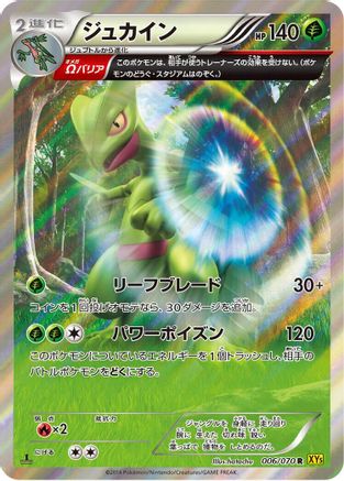 Sceptile - 006/070 (006/070) - XY5Bg Gaia Volcano 1st Edition Holofoil [JP]