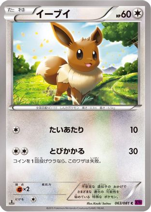 Eevee (063/081) - XY7 Bandit Ring Unlimited [JP]
