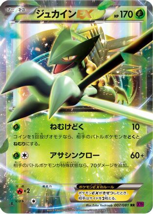 Sceptile EX - 007/081 (007/081) - XY7 Bandit Ring Unlimited Holofoil [JP]