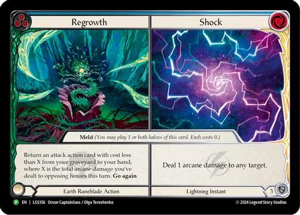 Regrowth // Shock - LGS356 (LGS356) - Flesh and Blood: Promo Cards Cold Foil