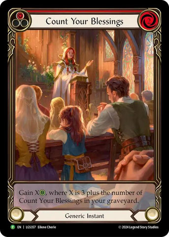 Count Your Blessings (Red) - LGS357 [PR - LGS357]