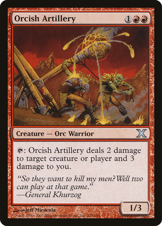 Orcish Artillery [Tenth Edition]