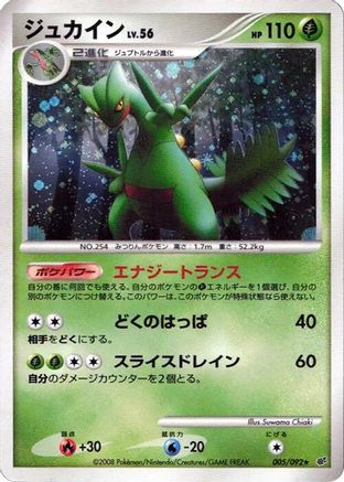 Sceptile (005/092) - Intense Fight in the Destroyed Sky Unlimited Holofoil [JP]