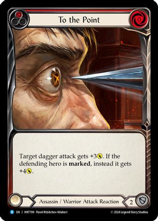 To the Point (Red) - The Hunted Rainbow Foil