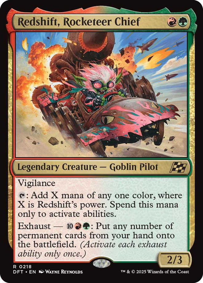 Redshift, Rocketeer Chief [218]