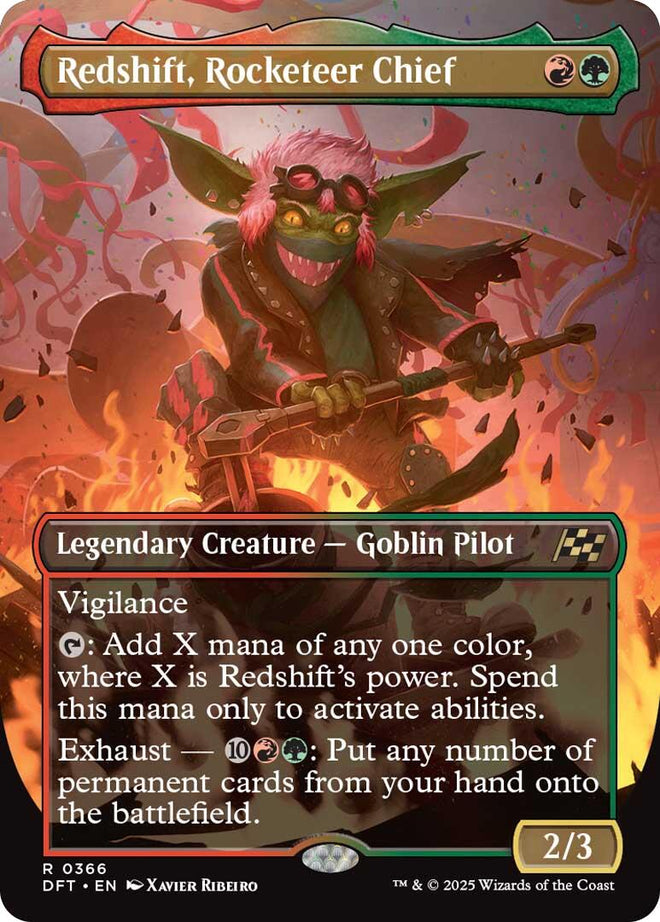 Redshift, Rocketeer Chief (Borderless) [366]