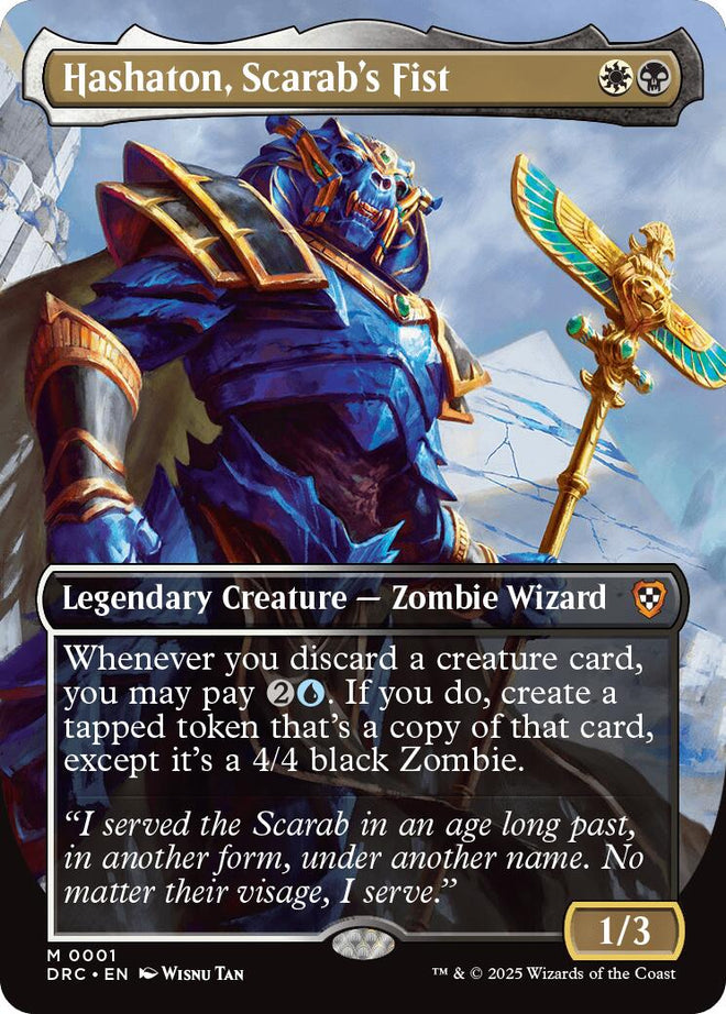 Hashaton, Scarab's Fist (Borderless) [1]