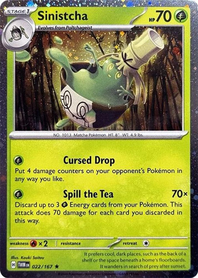 Sinistcha 022/167  - Holofoil Blister Exclusives - Rare