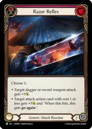 Razor Reflex (Red) (GEM032) - GEM Pack 1 Rainbow Foil