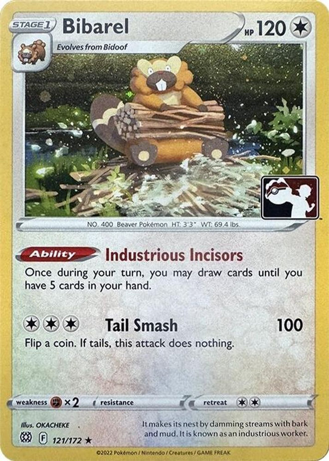 Bibarel (Cosmos Holo) 121/172  - Holofoil Prize Pack Series Cards - Rare