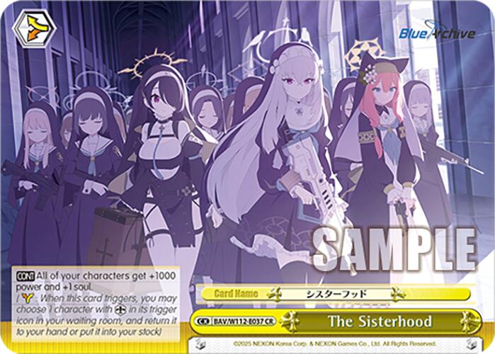 The Sisterhood (BAV/W112-E037 CR) [Blue Archive]