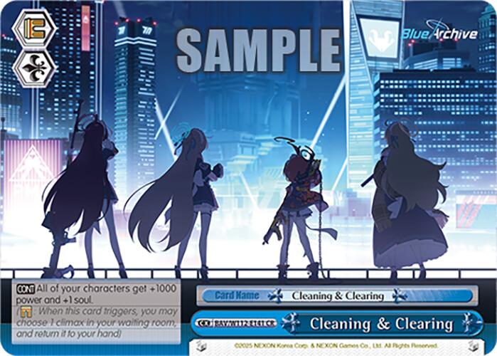 Cleaning & Clearing (BAV/W112-E141 CR) [Blue Archive]