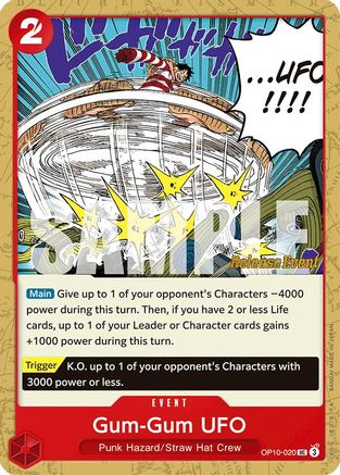 Gum-Gum UFO [Royal Blood Release Event Cards]