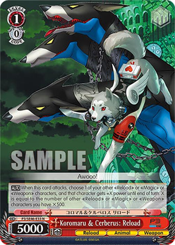 Koromaru & Cerberus: Reload (P3/SE46-E33N) [Persona 3 Reload Premium Booster]