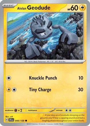Alolan Geodude (044/159) [Scarlet & Violet: Journey Together]