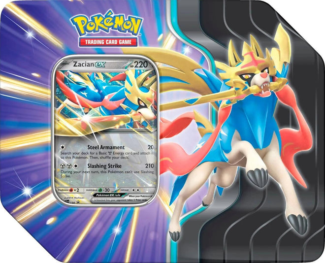 Slashing Legends Tin [Zacian ex] [MCAP]