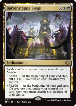 Barrensteppe Siege [Tarkir: Dragonstorm Promos]