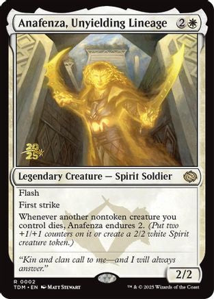 Anafenza, Unyielding Lineage (PRE-002) - Prerelease Cards Foil
