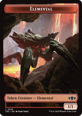 Elemental (0016) // Gold Double-Sided Token [Tarkir: Dragonstorm Commander Tokens]