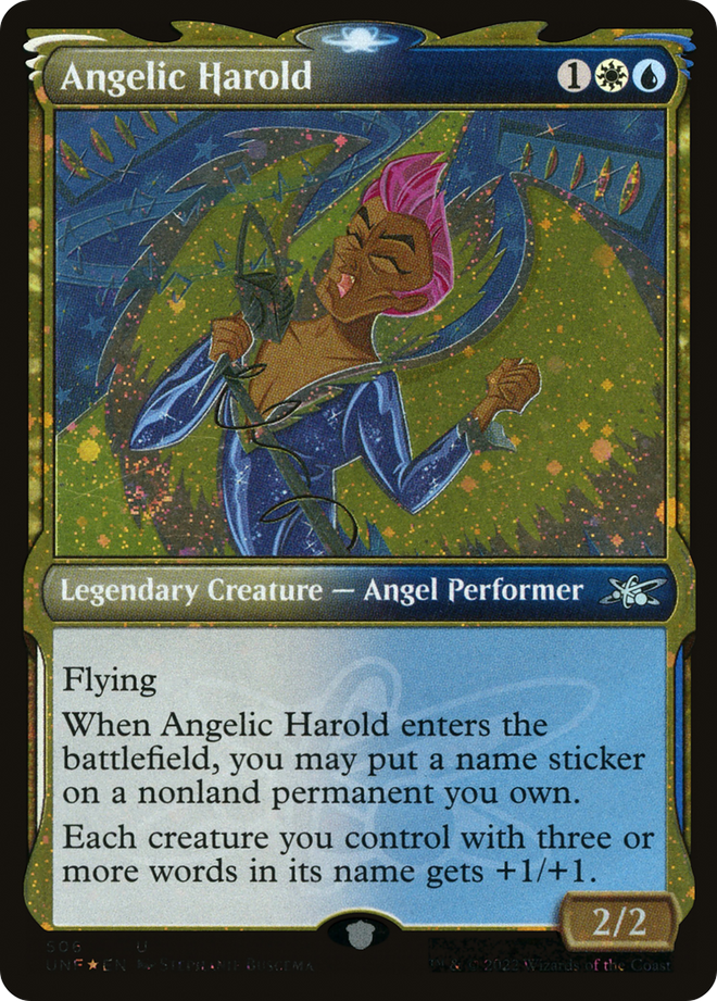 Angelic Harold (Showcase) (Galaxy Foil) [Unfinity]