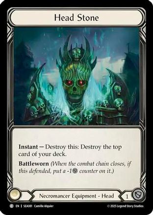 Head Stone (Treasure) (SEA081) - High Seas Cold Foil