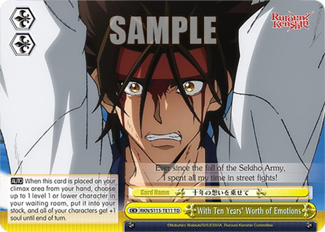 With Ten Years' Worth of Emotions (RKN/S115-TE11 TD) [Rurouni Kenshin]