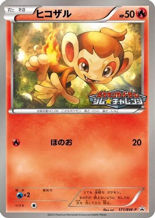 Chimchar - 171/BW-P (171/BW-P) - BWP Promotional cards  [JP]