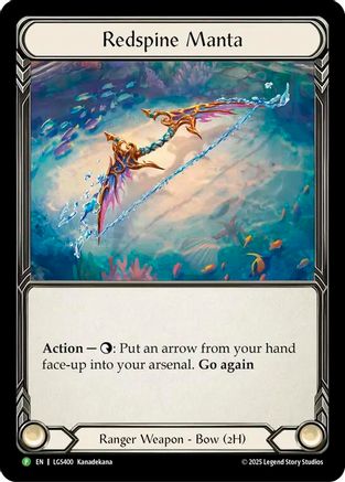 Redspine Manta (LGS400) (LGS400) - Flesh and Blood: Promo Cards Rainbow Foil