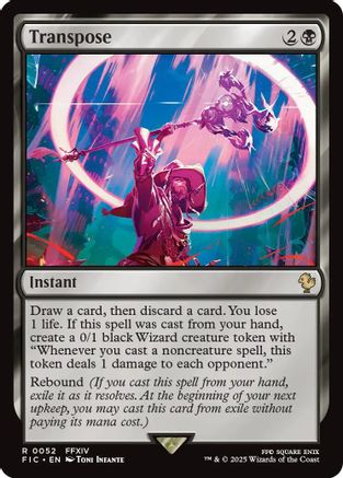 Transpose (Surge Foil) [FINAL FANTASY Commander]