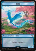 Bird // Hero (0004) Double Sided Token [FINAL FANTASY Commander Tokens]
