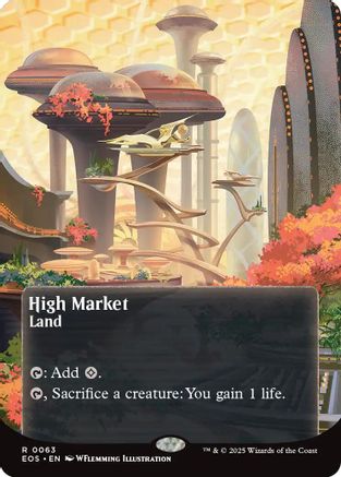 High Market (0063) (Borderless) [Edge of Eternities: Stellar Sights]