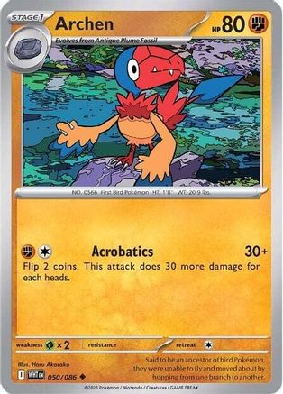Archen (050/086) [Scarlet & Violet: White Flare]