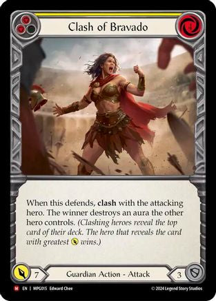Clash of Bravado (MPG015) - Mastery Pack Guardian Rainbow Foil