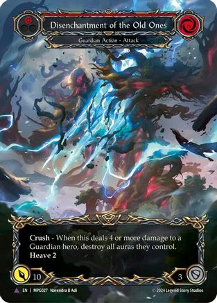 Disenchantment of the Old Ones (Marvel) (MPG027) - Mastery Pack Guardian Cold Foil