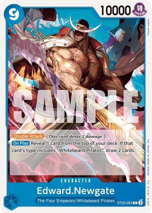 Edward.Newgate (ST22-003) - Starter Deck 22: Ace & Newgate