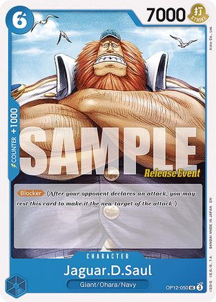 Jaguar.D.Saul [Legacy of the Master Release Event Cards]