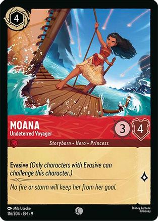Moana - Undeterred Voyager (116/204) [Fabled]