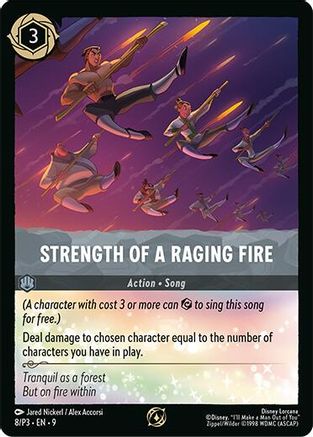 Strength of a Raging Fire (8/P3) [Promo Cards]