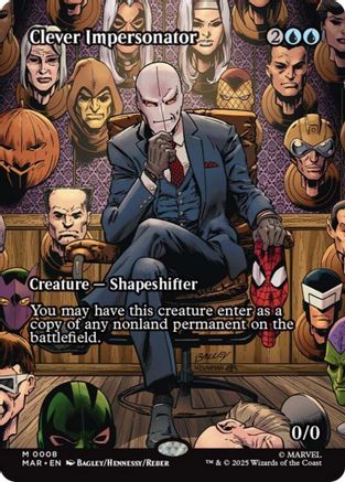 Clever Impersonator (Borderless) [Marvel Universe: Eternal-Legal]