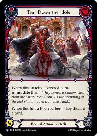Tear Down the Idols (SUP086) - Super Slam Rainbow Foil